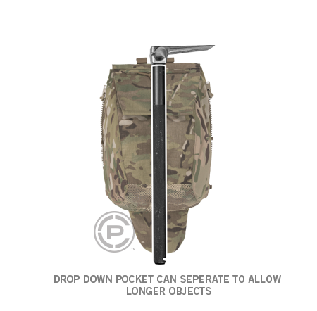 Crye Precision Pack Zip-On Panel Maritime